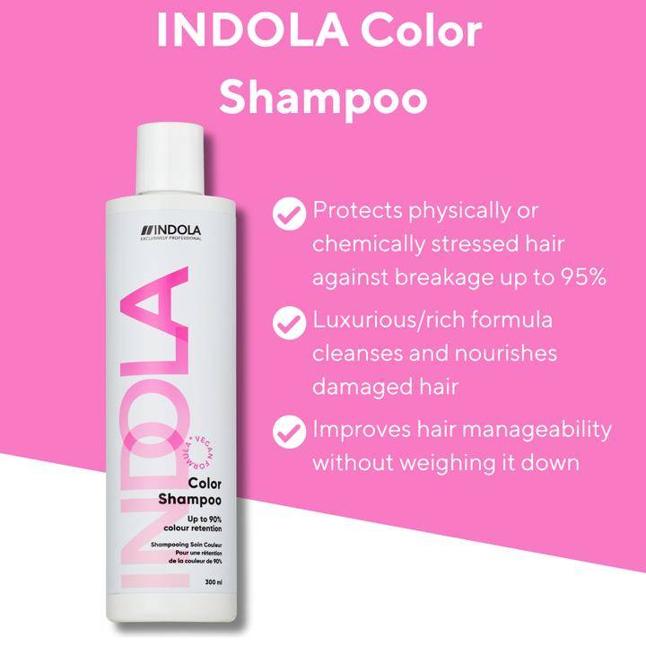Produktbild Indola CHAMPU PROTECTOR COLOR 300 #1 24 (Flüssiges Shampoo, 300 ml)