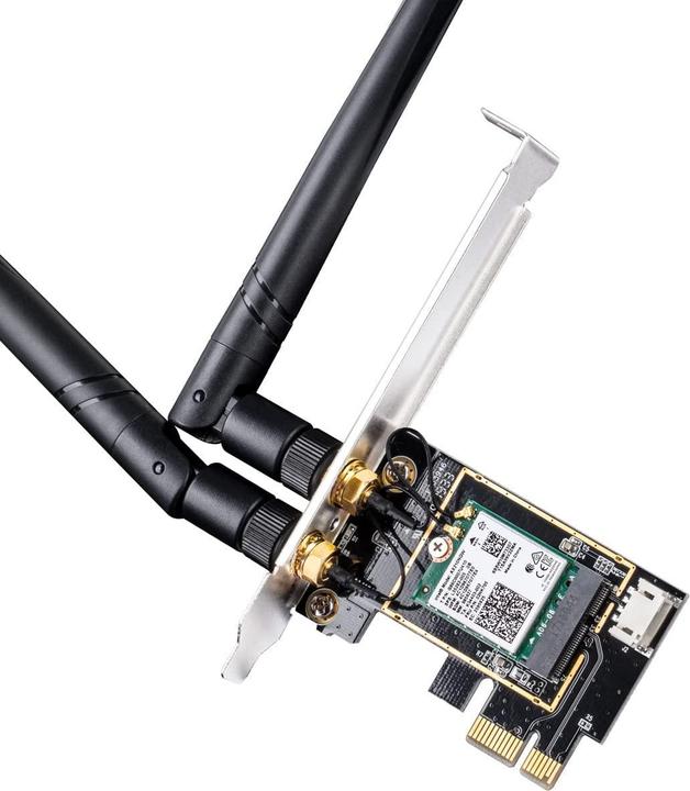 Actual product image Cudy WE3000 network card Internal WLAN / Bluetooth (Mini PCI Express)