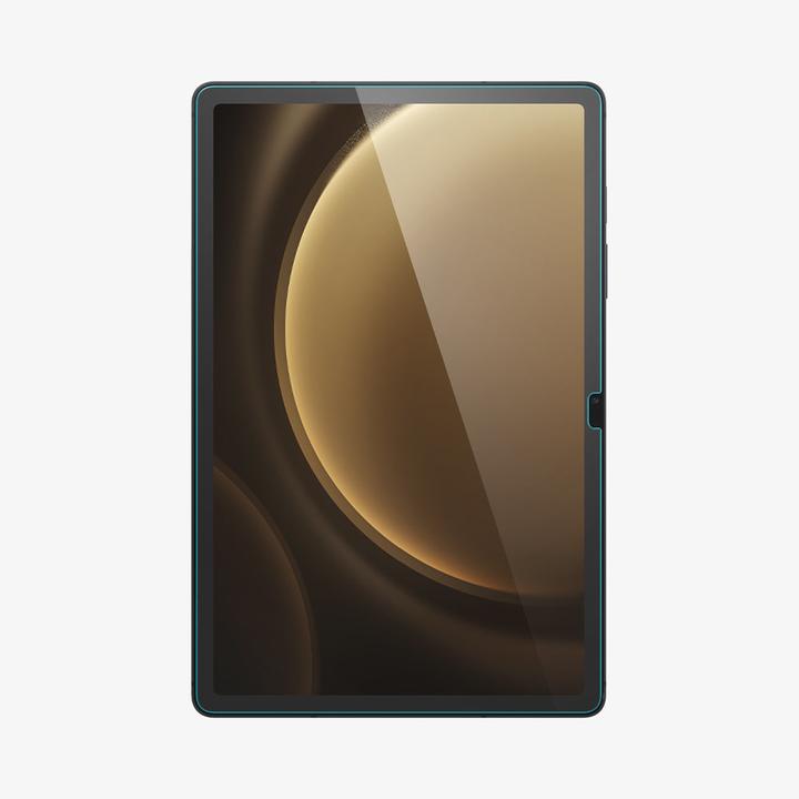 Actual product image Spigen Glas.tR Slim tempered glass for Samsung Galaxy Tab S9 FE 10.9" X510 / X516B (1 Piece, Galaxy Tab S9 FE)