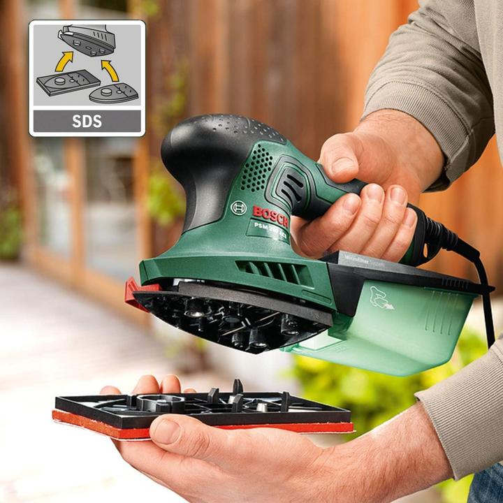 Immagine prodotto Bosch Home & Garden PSM 200 AES (Smerigliatrice a delta, 200 W)