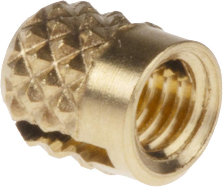 Produktbild RS PRO Gewindeeinsatz Messing, M3 x 4.78mm, Bef.Lo (M3)
