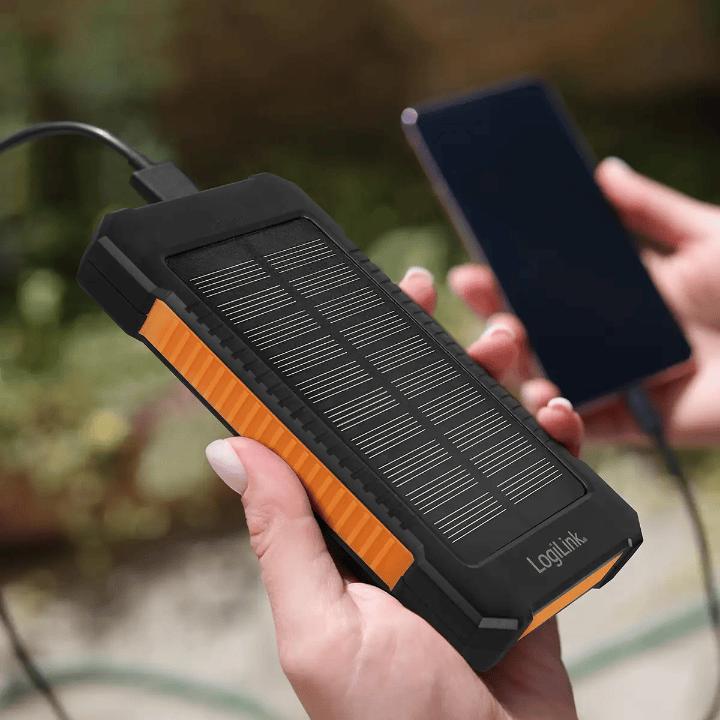 Image du produit LogiLink Banque d'énergie solaire (8000 mAh, 10 W, 29.60 Wh)