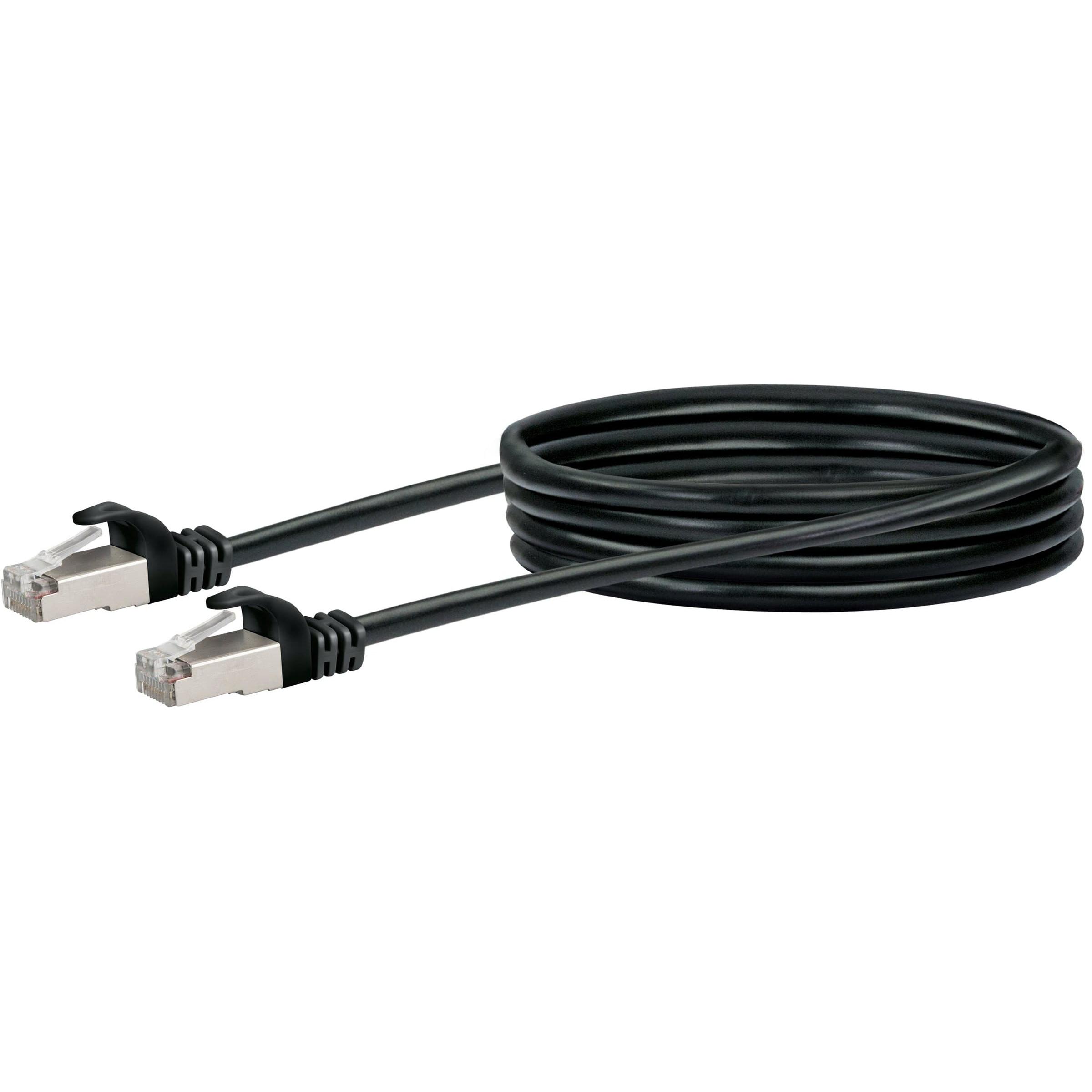Schwaiger Netzwerkkabel S/FTP (SF/UTP, CAT6, 1 m), Netzwerkkabel