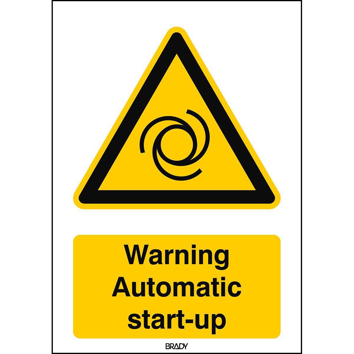 Brady, Sicherheitskennzeichnung, ISO Safety Sign - Warning