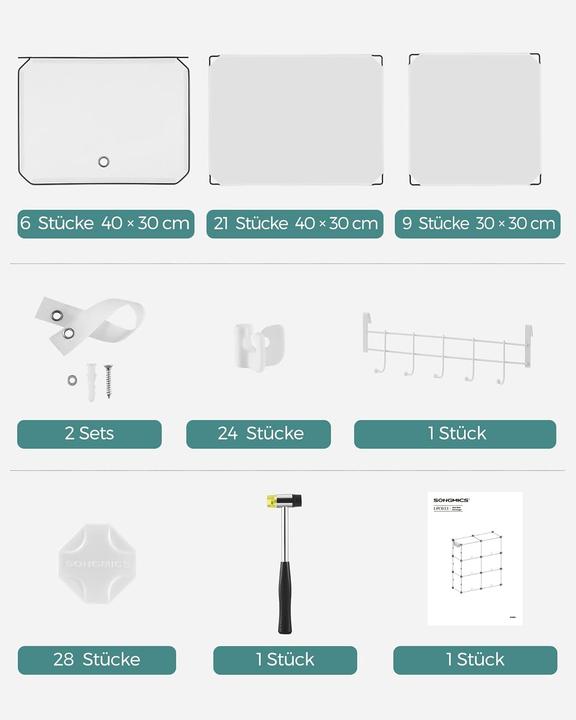 Produktbild Songmics Sneak (82 x 32 x 92 cm)