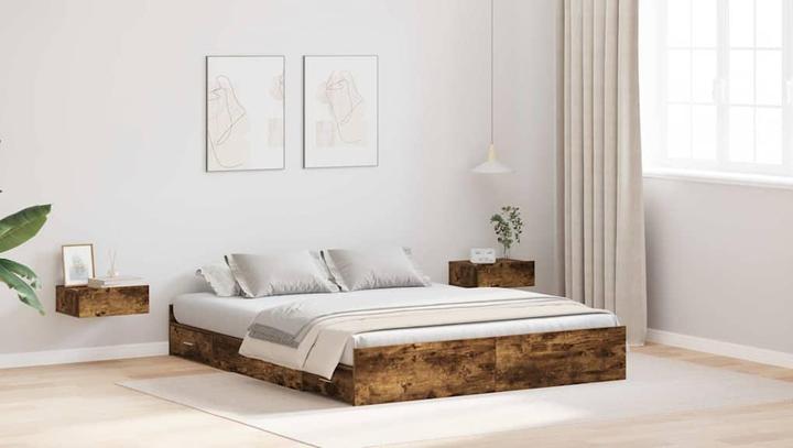 Actual product image vidaXL Moderner Bettrahmen (140 x 200 cm)