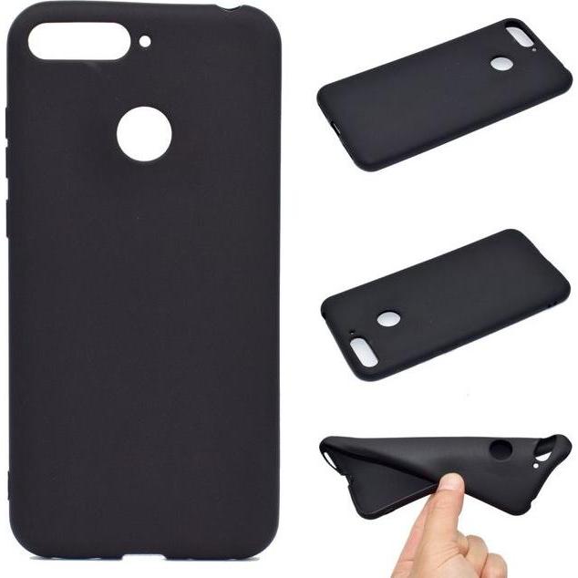 Thumbnail - MU Classic Softcase TPU Series (Huawei Honor 7a), Smartphone Hülle, Schwarz