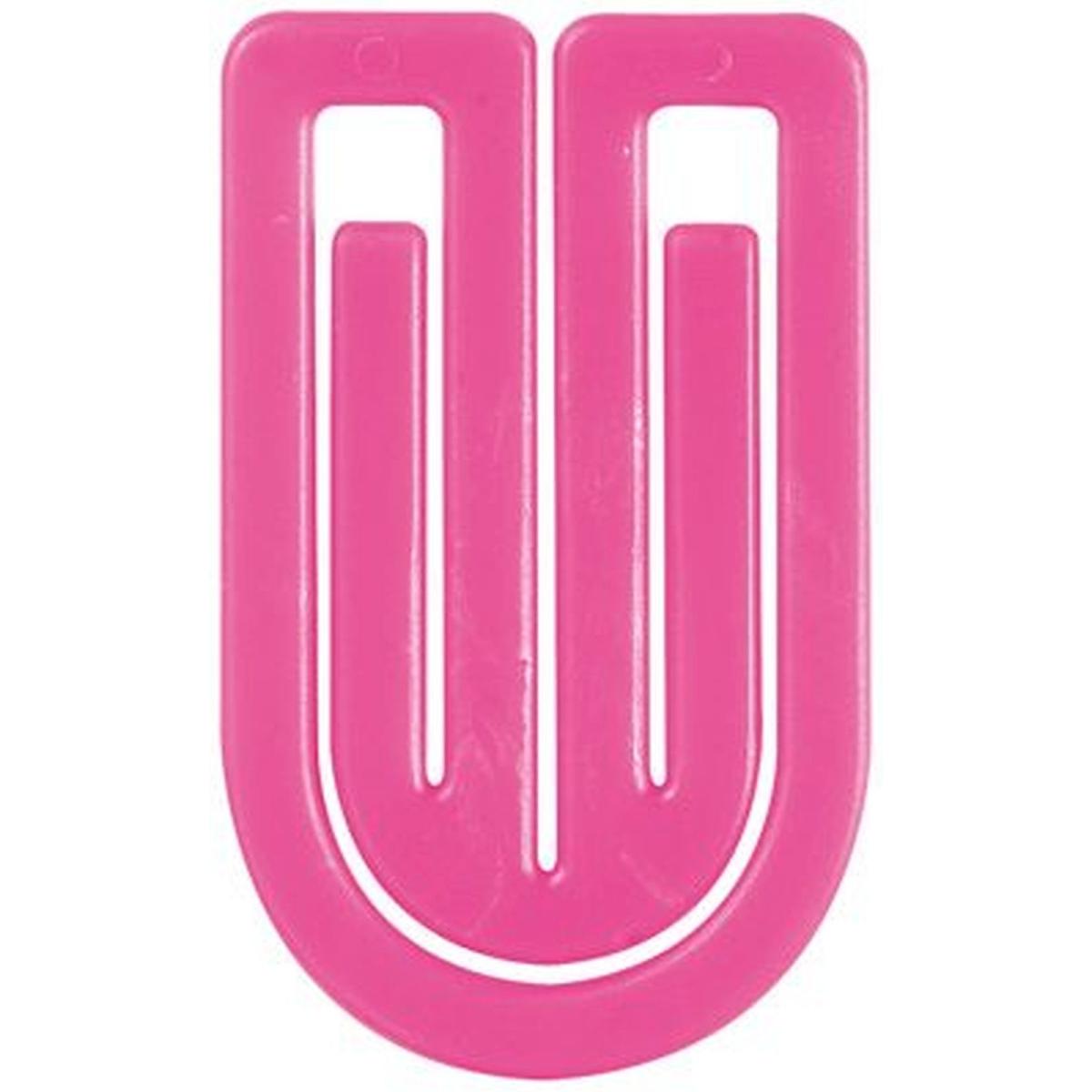Thumbnail - Laurel, Büroklammer, Büroklammern King Klip 50mm VE=100 Stück pink (1 x)