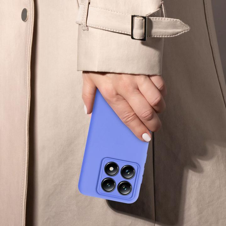 Actual product image Cadorabo Case for Xiaomi 14T Pro TPU Liquid Silicone Cover (Xiaomi 14T Pro)