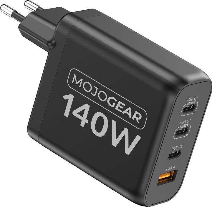 Mojogear Charge+ 140W Gan USB-lichtnetadapter (MG-C02) (140 W)