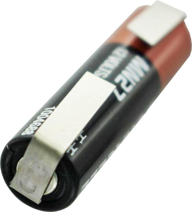Actual product image Duracell Battery MN27, with solder tags in U-shape (1 pcs., A27)