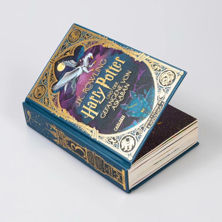 Produktbild Harry Potter und der Gefangene von Askaban (MinaLima-Edition mit 3D-Papierkunst 3) (Deutsch, J.K. Rowling, MinaLima, 2023)