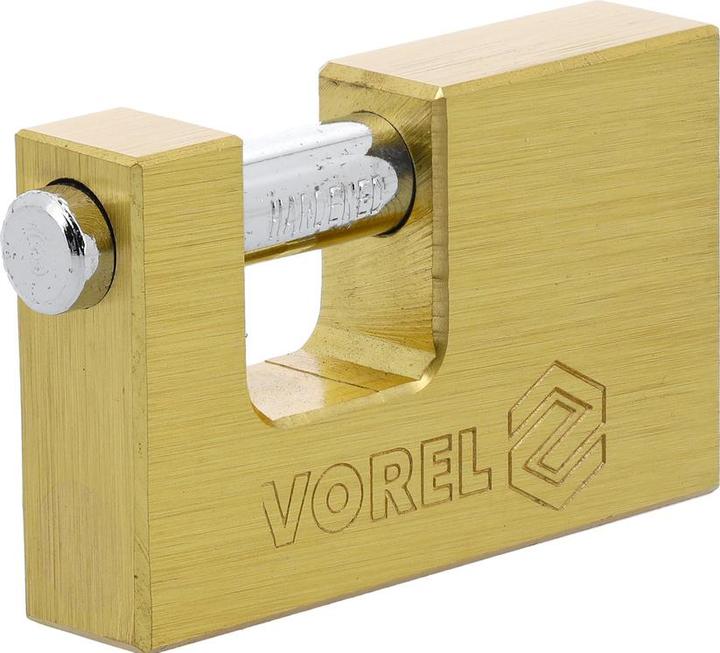 Productafbeelding Toya Rechthoekig Koperen Hangslot 75mm