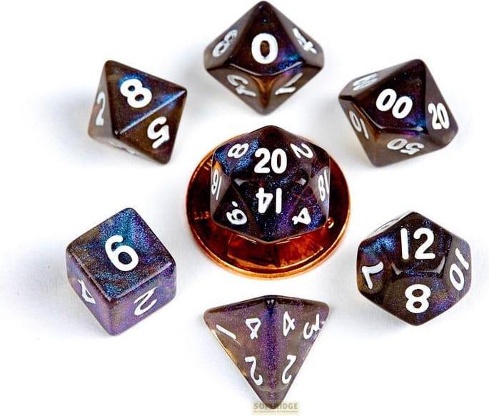 Immagine prodotto FanRoll Mini Würfel Set Stardust Galaxy (7)