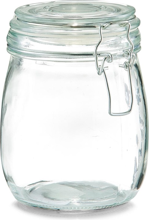 Zeller Present Verre de rangement avec bouchon pivotant (0.75 l)