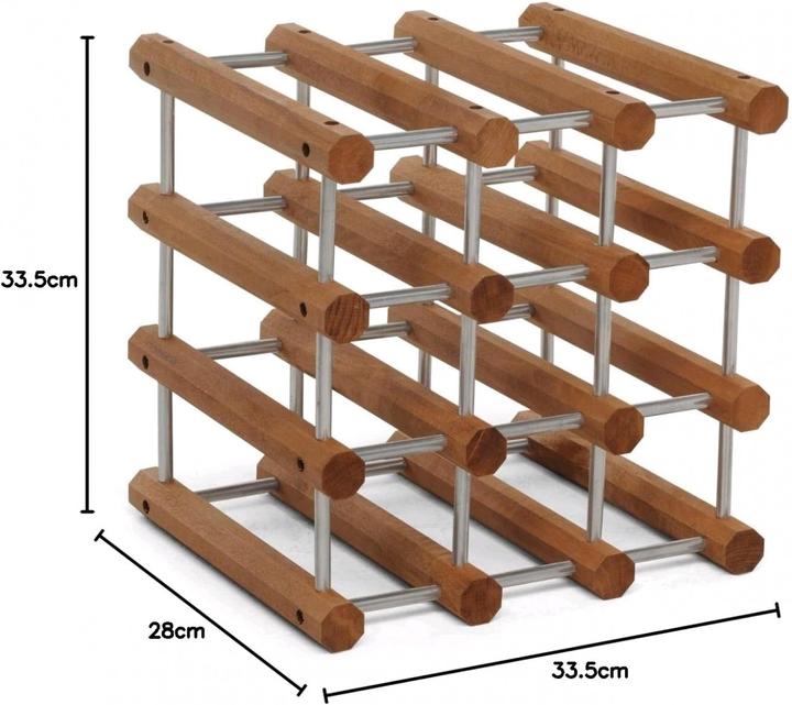Produktbild Foppapedretti Weinregal Walnuss (12 Fl.)