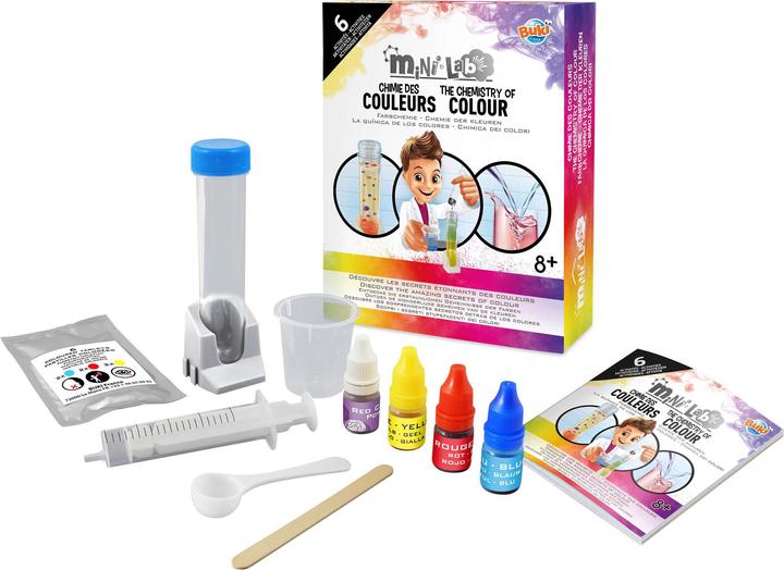 Actual product image Buki Experiment kit mini Lab color chemistry