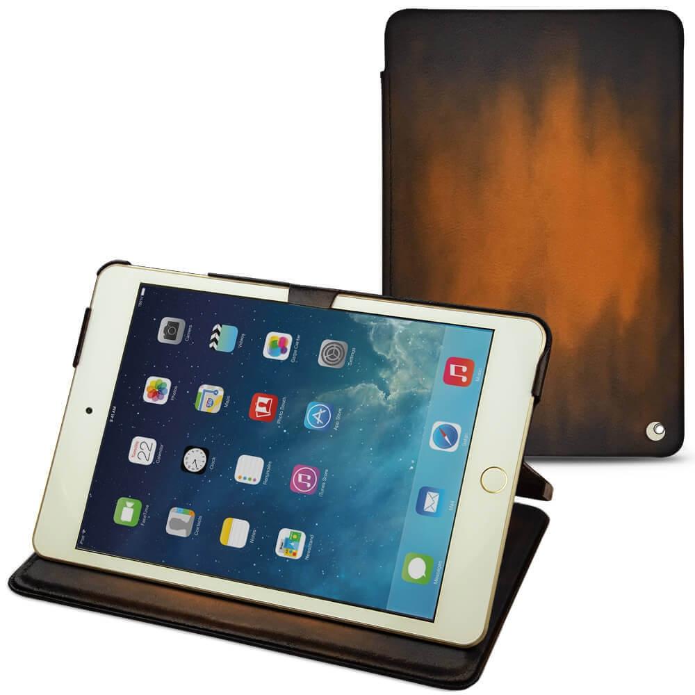 Thumbnail - Noreve Lederschutzhülle horizontal (iPad Mini 5), Tablet Hülle, Braun