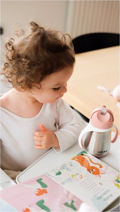 Actual product image Beaba Straw Cup Inox