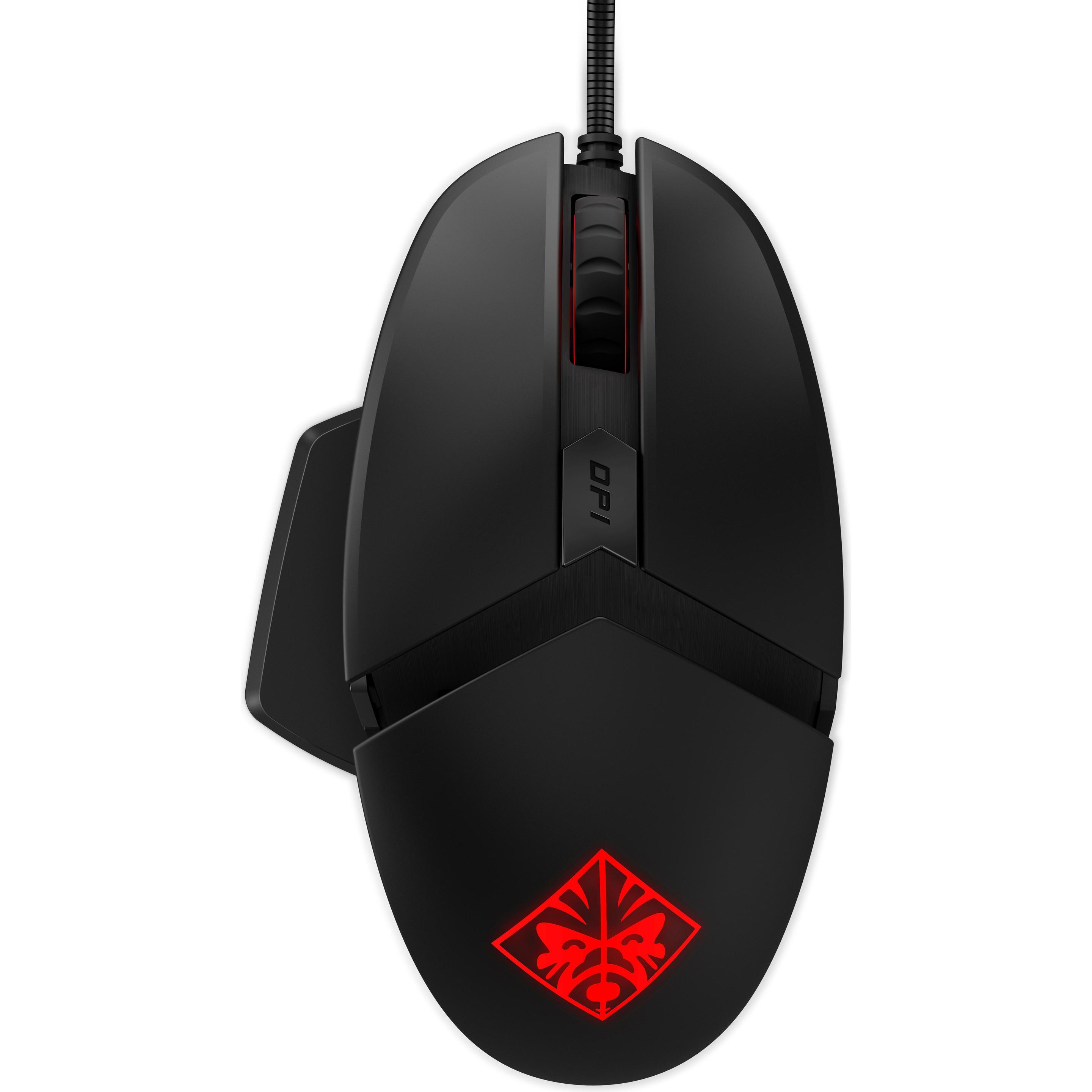 HP OMEN Reactor (Kabelgebunden), Maus, Schwarz
