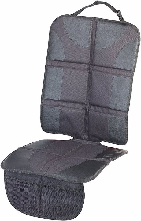 Produktbild Lescars Premium-Kindersitz-Unterlage mit 2 Netztaschen, Isofix-geeignet