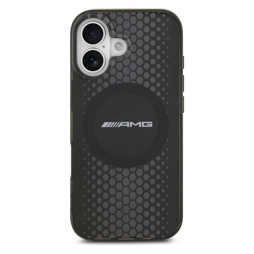 Mercedes Case Amg Double Layer Transparent Graphics MagSafe For IPhone 17 Black (Apple IPhone 17), Smartphone Hülle, Schwarz
