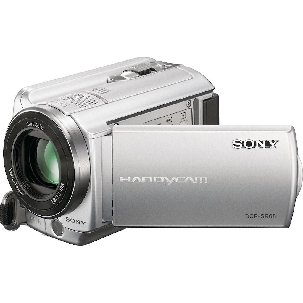Sony DCR-SR68, Harddisk Camcorder, 60x Zoom, 80GB, Silber - Digitec