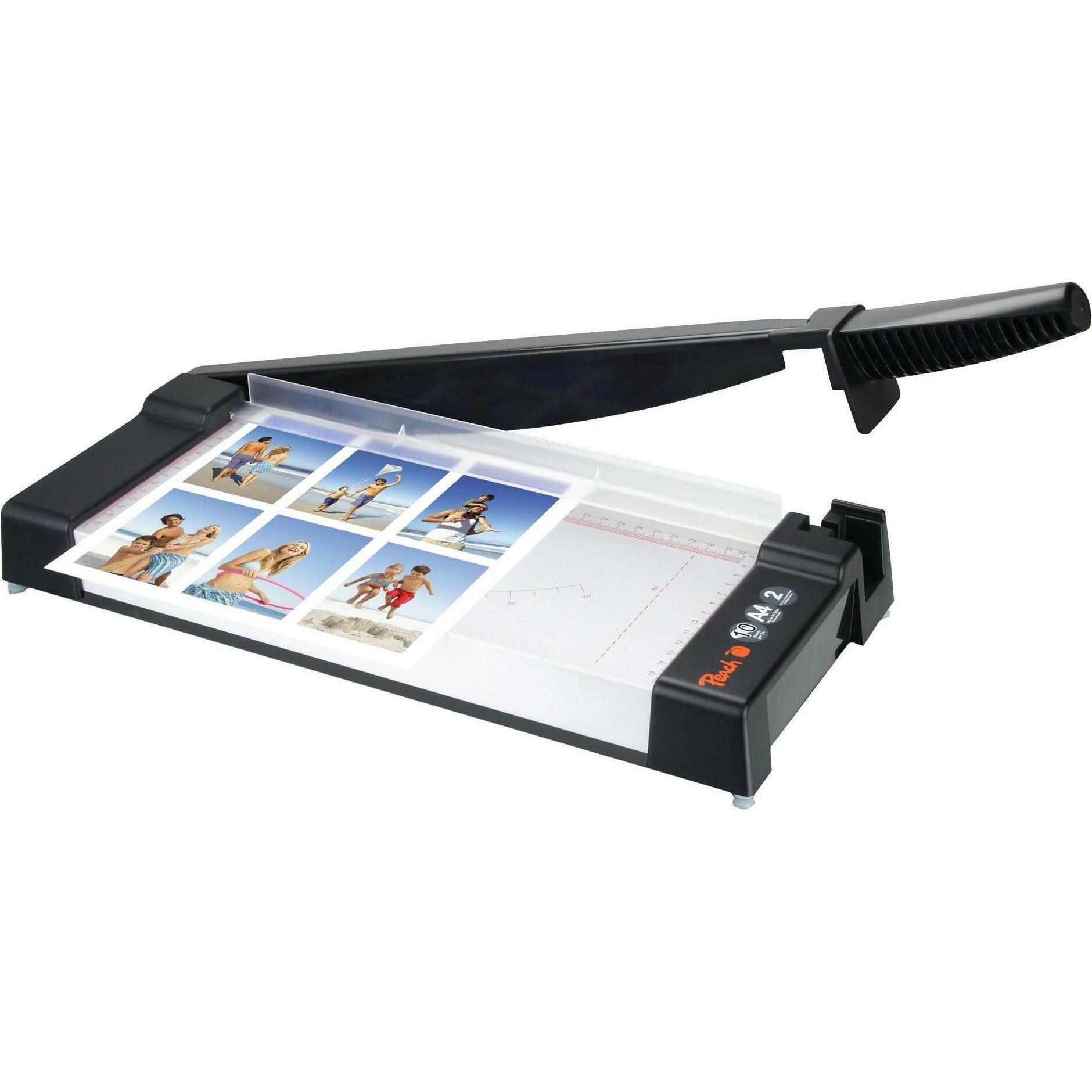 Peach Pc300-01 (10 Blätter, A4), Schneidemaschine, Schwarz