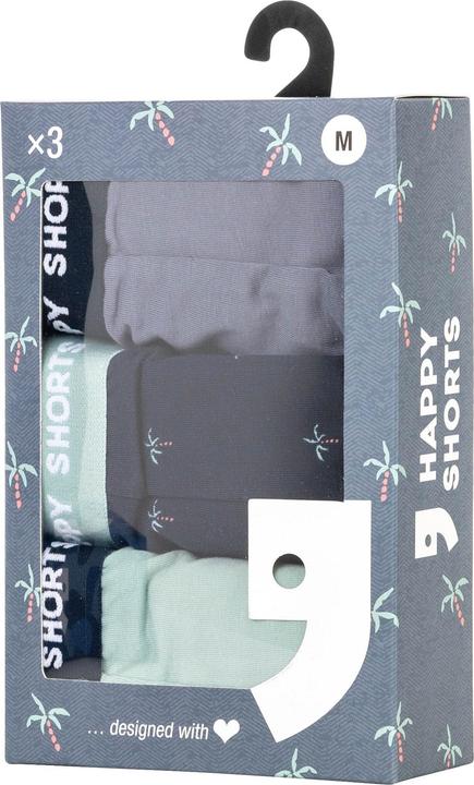 Produktbild Happy shorts Trunk Jersey (L, 3er Pack)