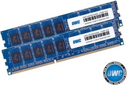 Produktbild OWC 16.0GB (2x 8GB) DDR3 ECC PC10600 1333MHz SDRAM ECC for Mac Pro (2 x 8GB, 1333 MHz, DDR3-RAM, DIMM)