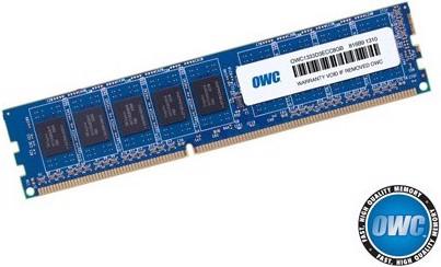 OWC 8.0GB DDR3 ECC PC10600 1333MHz SDRAM ECC for Mac Pro & Xserve 'Nehalem' & 'Westmere' models (1 x 8GB, 1333 MHz, DDR3-RAM, DIMM)