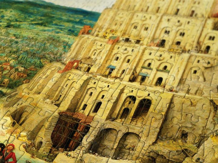 Actual product image Enjoy Puzzle ENJOY-1146 - Pieter Bruegel: The Tower of Babel, Puzzle, 1000 Pieces (1000 pieces)