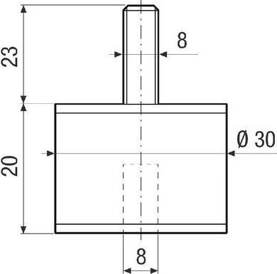 Actual product image Maico Vibration damper