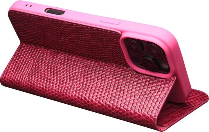 Actual product image QiAlino Croco Flip cover (Apple iPhone 16 Pro Max)