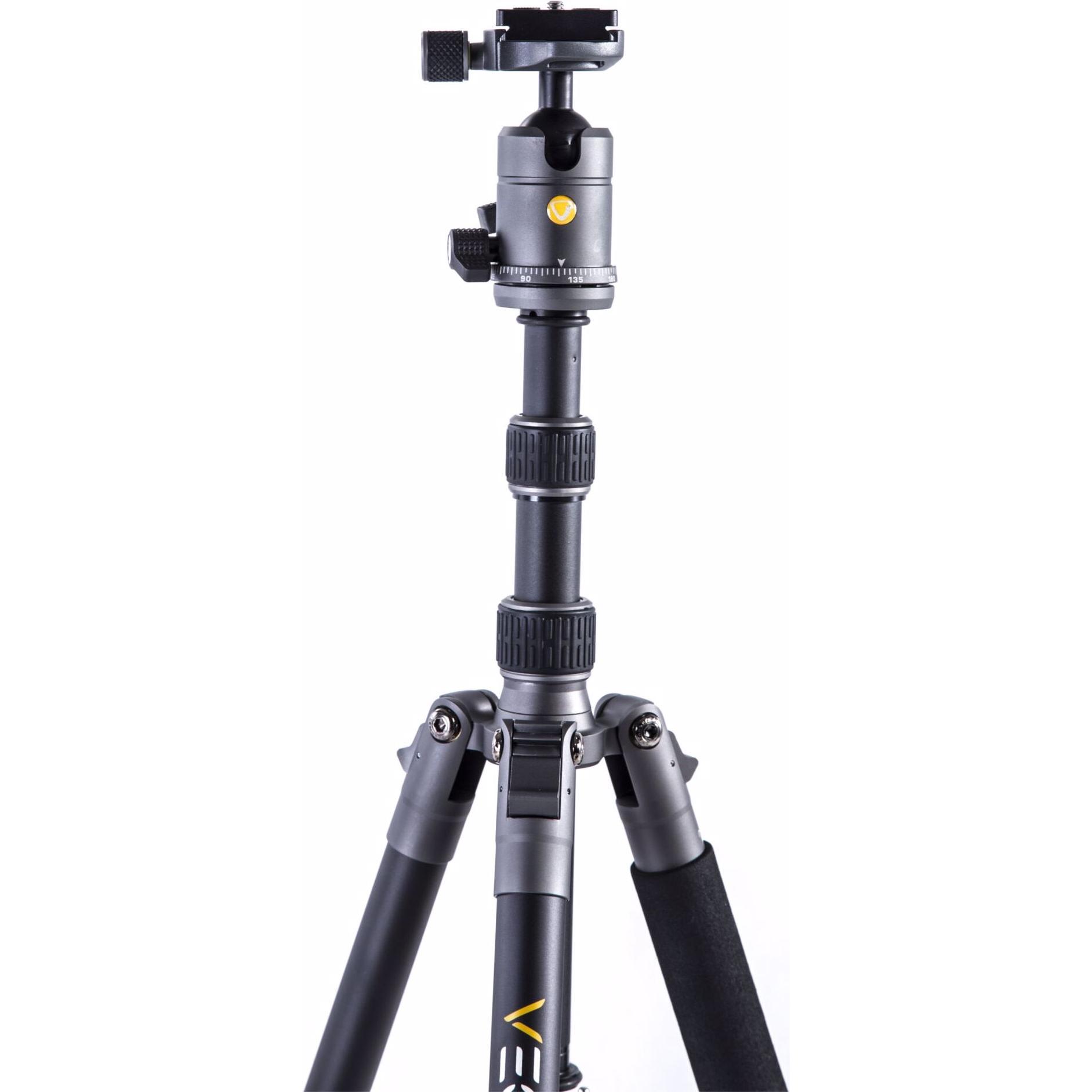 Vanguard VEO 3GO 235AB (Metallo, Materiale sintetico), Treppiede, Grigio