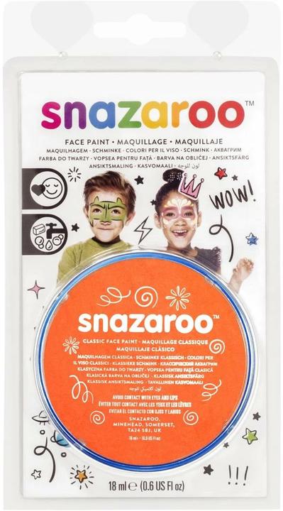 Immagine prodotto Snazaroo Blister di colori per il trucco 18 ml, arancione