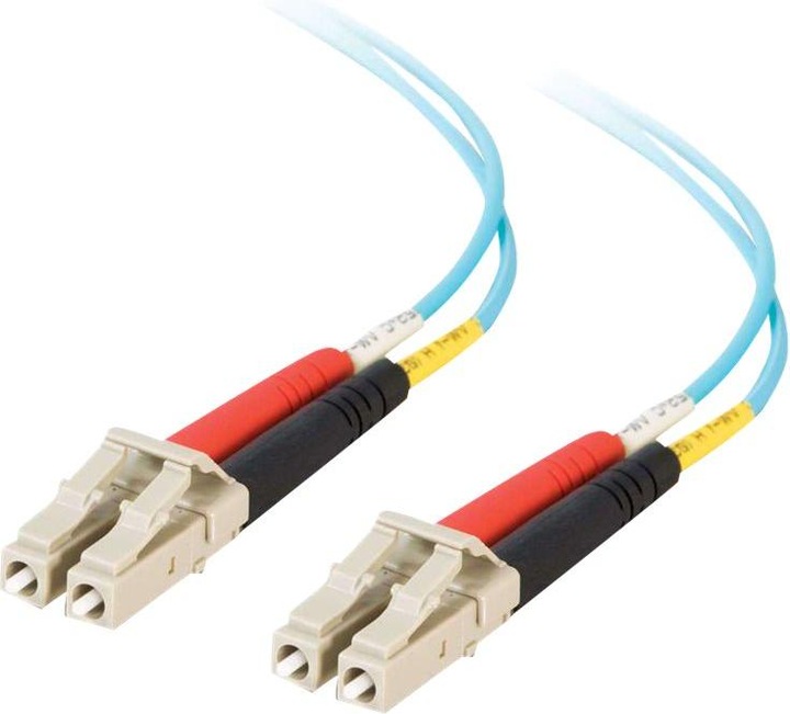 Actual product image C2G LC-LC 10Gb 50/125 OM3 Duplex Multimode PVC Fibre Optic Cable (LSZH) (30 m)