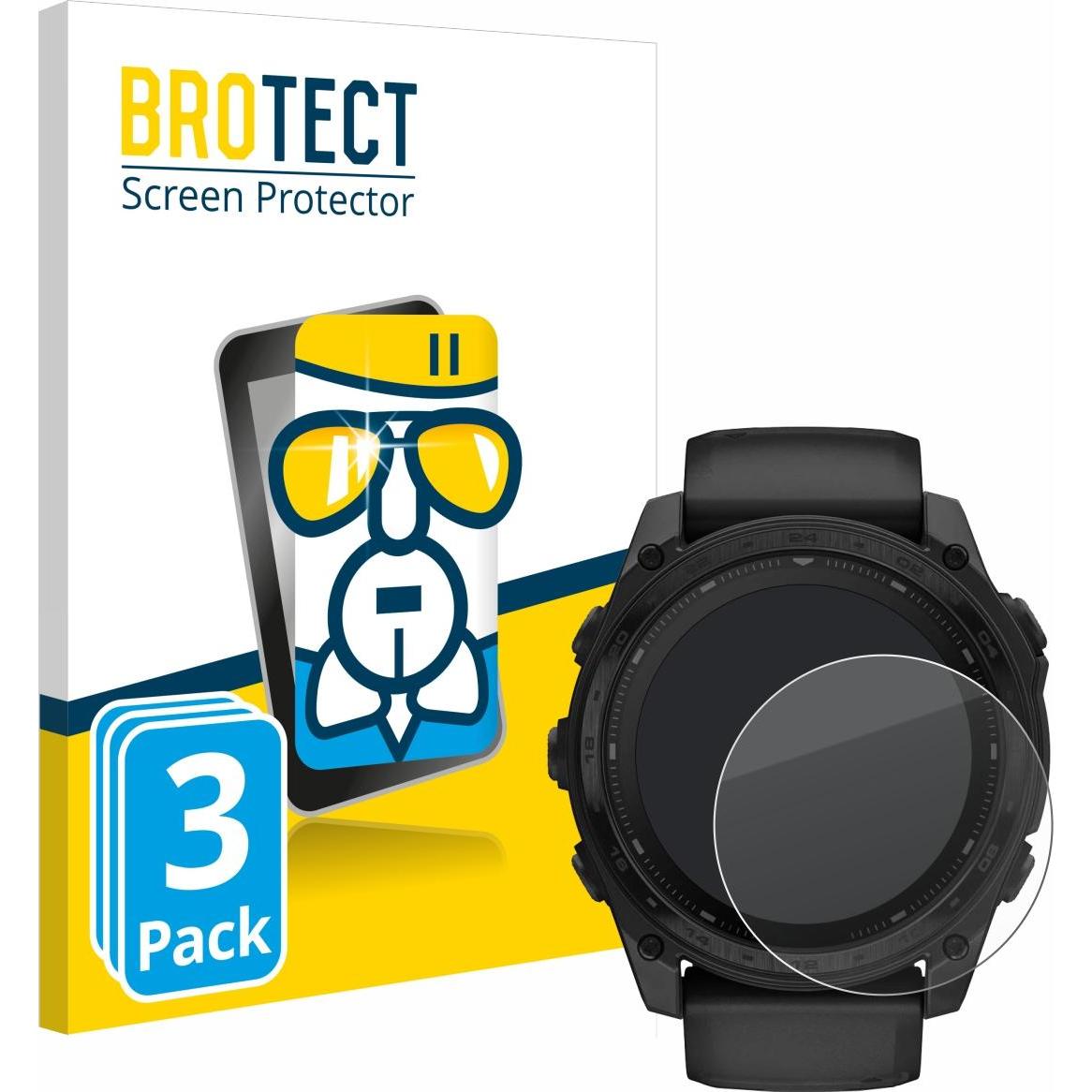 BROTECT Schutzglas Schutzfolie Displayschutz Display Schutz Glas Folie klar, Smartwatch Schutzfolie, Transparent