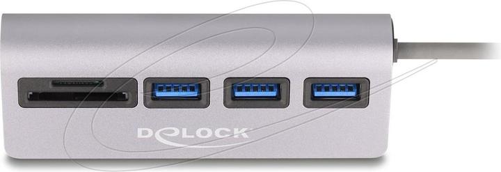Produktbild Delock 3 Port USB 5 Gbps Hub inklusive SD und Micro SD Card (USB-C, 3 Ports)