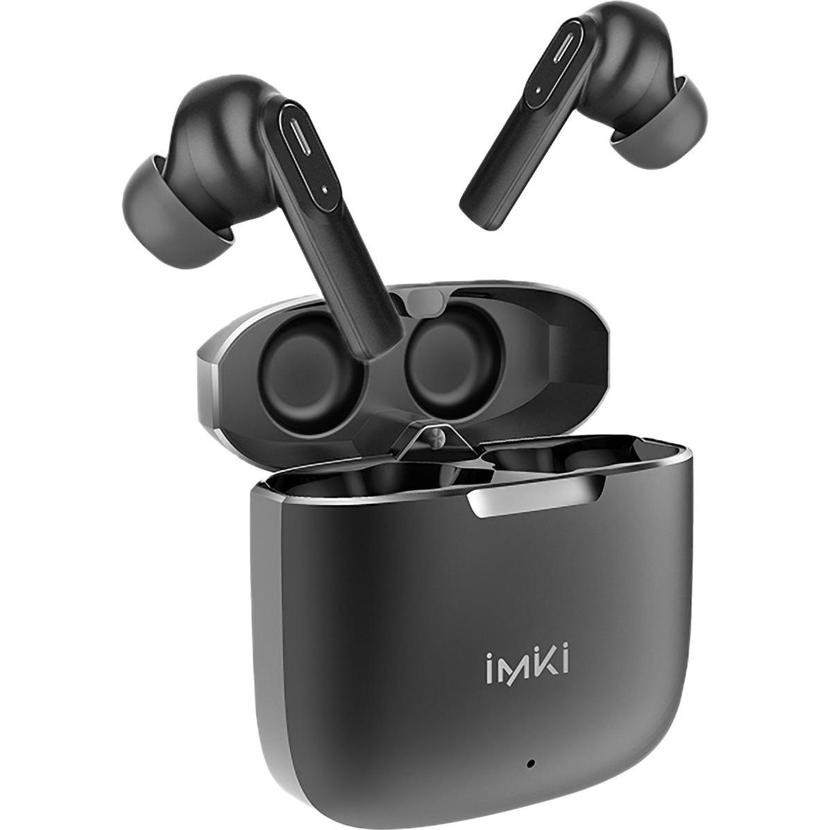 Imiki earphones MT2 black, sample (ANC, 26 h, Kabellos), Kopfhörer, Schwarz