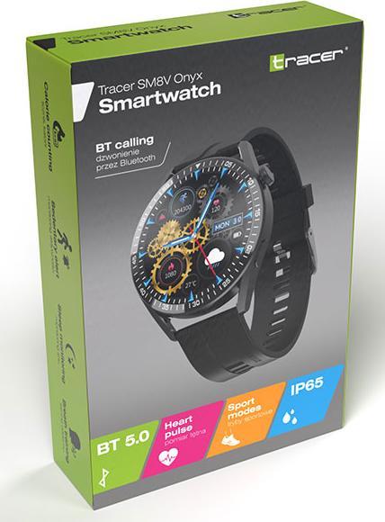 Produktbild Tracer 47304 Smartwatch SM8V Onyx (46 mm)