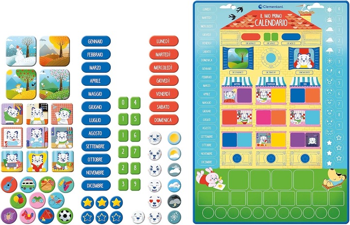 Productafbeelding Clementoni Eerste magnetische kalender