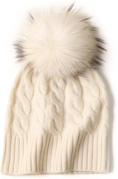 Image du produit Bellemere Beanie Soft Cable Knit Cashmere (Taille unique)