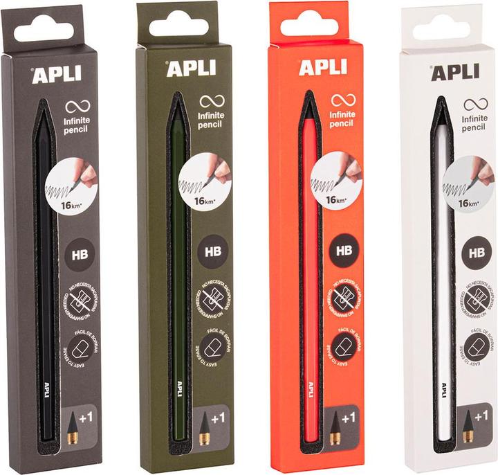 Apli DISPLAY Infinite Pencil Neon Colors (1 x)