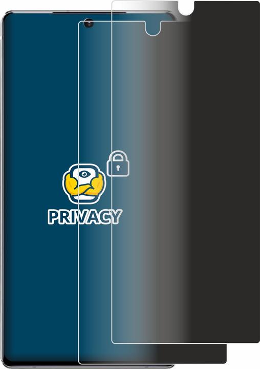 Actual product image BROTECT Anti-spy privacy film Blue light protection film (2 Piece, Samsung Galaxy Note 20)