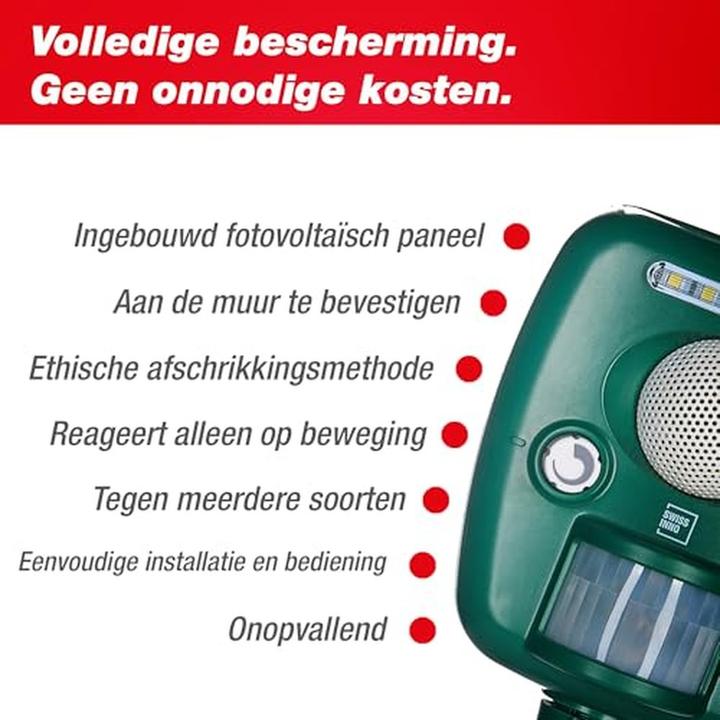 Produktbild Swissinno Ultraschall Tiervertreiber PRO