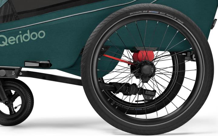 Produktbild Qeridoo Kidgoo 2 - Kinderfahrradanhänger für 2 Kinder