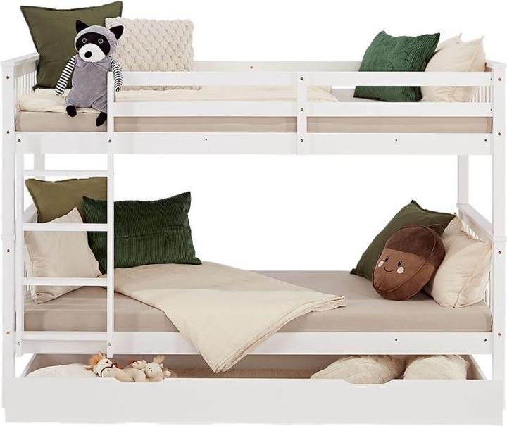 Produktbild Homestyle4u Kinder Etagenbett mit Bettkasten (90 x 200 cm)