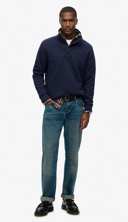 Image du produit Superdry Sweatshirt Demi-Zip Piqué Classique en Coton (S)