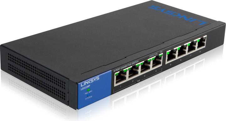 Immagine prodotto Linksys Lgs108p (8 Porti)